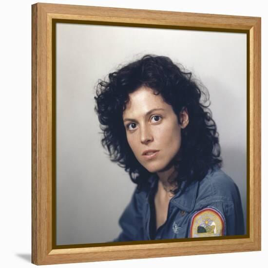 Alien, 1979 directed by Ridley Scott with Sigourney Weaver (photo)-null-Framed Stretched Canvas