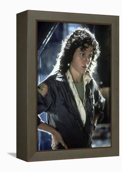 Alien, 1979 directed by Ridley Scott with Sigourney Weaver (photo)-null-Framed Stretched Canvas