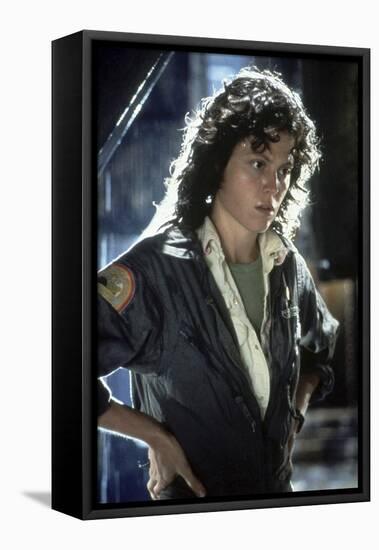 Alien, 1979 directed by Ridley Scott with Sigourney Weaver (photo)-null-Framed Stretched Canvas