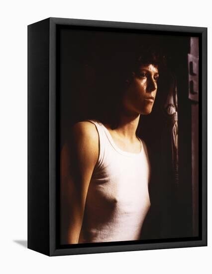 Alien, 1979 directed by Ridley Scott with Sigourney Weaver (photo)-null-Framed Stretched Canvas