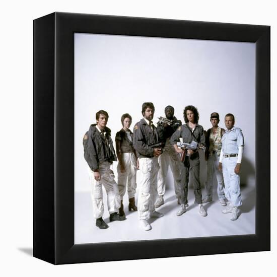 Alien, 1979 with John Hurt, Veronica Cartwright, Tom Skerritt, Yaphet Kotto, Sigourney Weaver-null-Framed Stretched Canvas