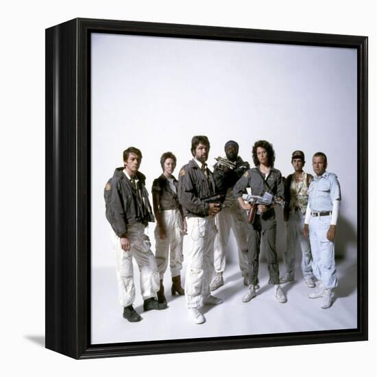 Alien, 1979 with John Hurt, Veronica Cartwright, Tom Skerritt, Yaphet Kotto, Sigourney Weaver-null-Framed Stretched Canvas