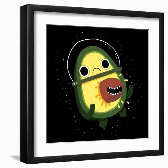 Alien Avocado-Michael Buxton-Framed Art Print