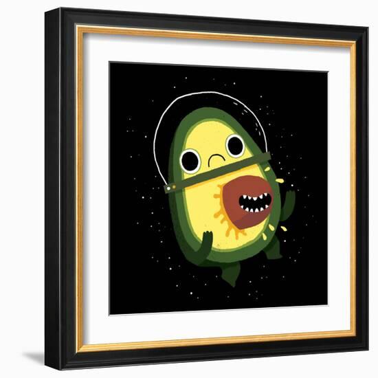 Alien Avocado-Michael Buxton-Framed Art Print