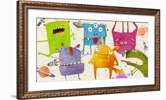 Alien Class-Skip Teller-Framed Giclee Print