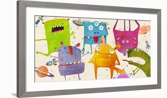 Alien Class-Skip Teller-Framed Giclee Print