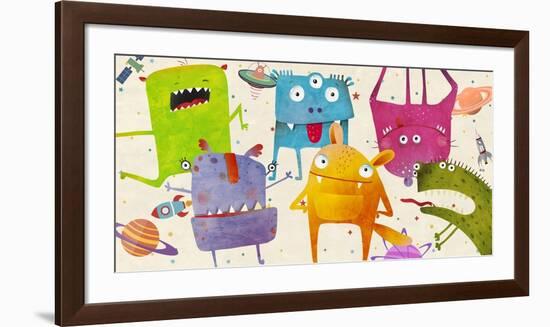 Alien Class-Skip Teller-Framed Giclee Print