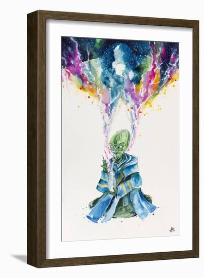 Alien Dabbing-Marc Allante-Framed Giclee Print