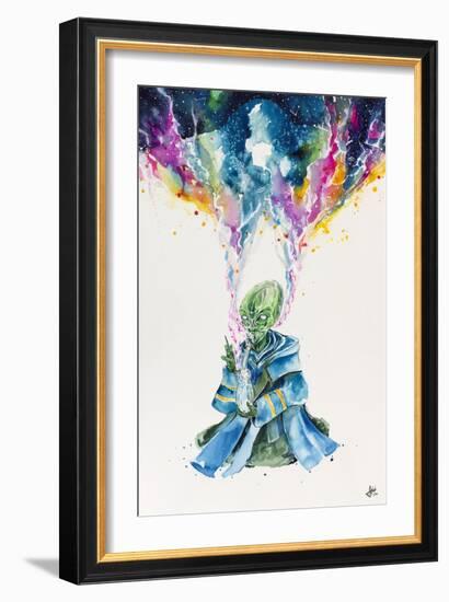 Alien Dabbing-Marc Allante-Framed Giclee Print