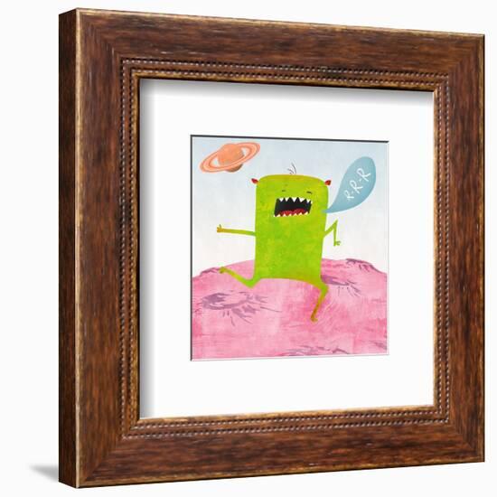 Alien Friend Number 1-Skip Teller-Framed Giclee Print