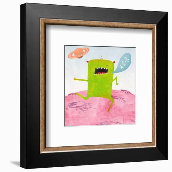 Alien Friend Number 1-Skip Teller-Framed Giclee Print