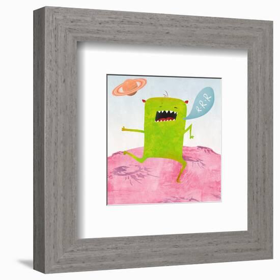 Alien Friend Number 1-Skip Teller-Framed Giclee Print