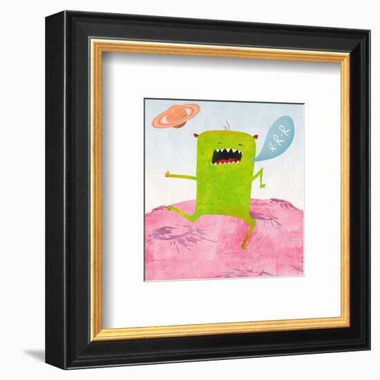 Alien Friend Number 1-Skip Teller-Framed Giclee Print