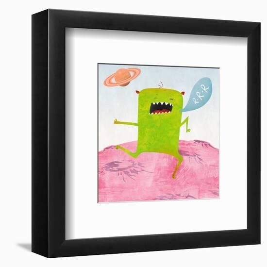 Alien Friend Number 1-Skip Teller-Framed Giclee Print