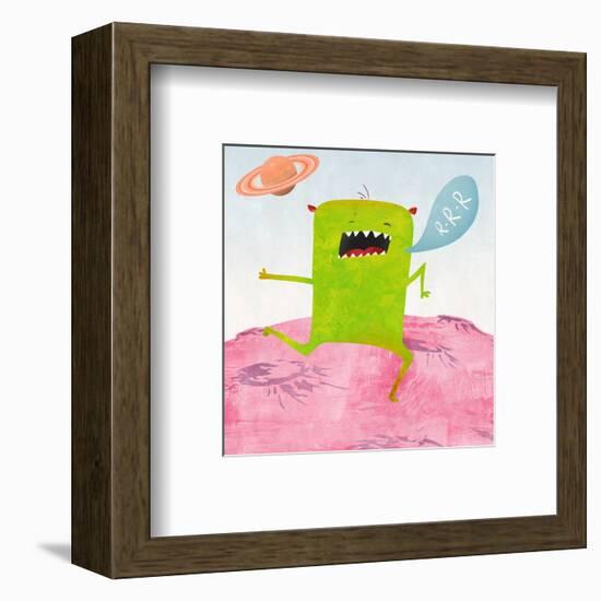Alien Friend Number 1-Skip Teller-Framed Giclee Print