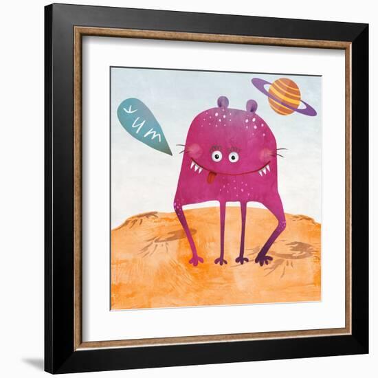 Alien Friend Number 2-Skip Teller-Framed Giclee Print