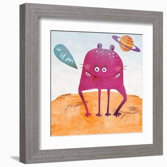 Alien Friend Number 2-Skip Teller-Framed Giclee Print