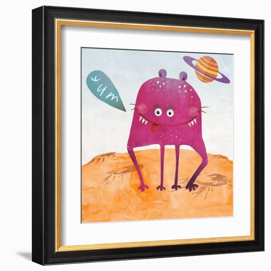 Alien Friend Number 2-Skip Teller-Framed Giclee Print