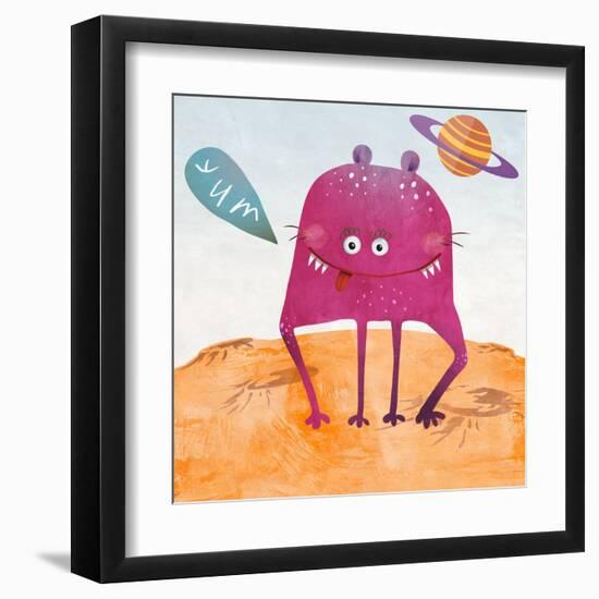 Alien Friend Number 2-Skip Teller-Framed Giclee Print