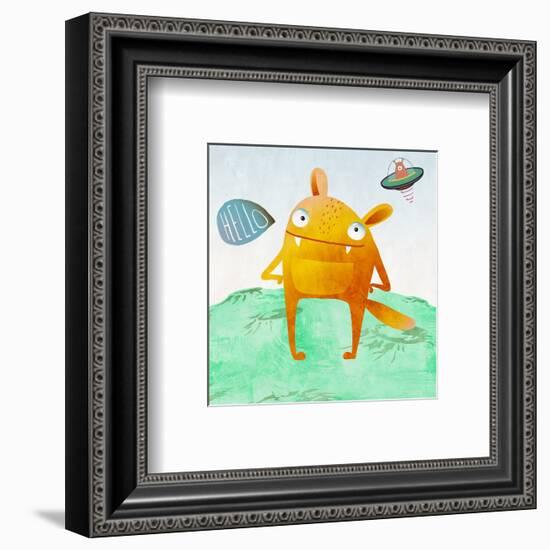 Alien Friend Number 4-Skip Teller-Framed Giclee Print