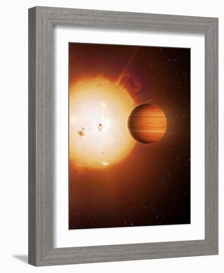 Alien Gas Giant Planet, Artwork-Detlev Van Ravenswaay-Framed Photographic Print