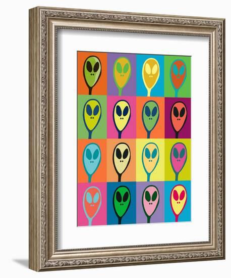 Alien Invasion-Jan Weiss-Framed Premium Giclee Print