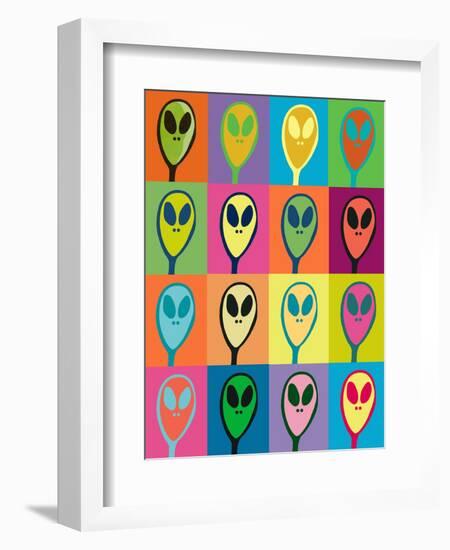 Alien Invasion-Jan Weiss-Framed Premium Giclee Print