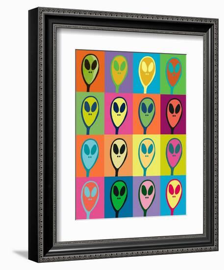 Alien Invasion-Jan Weiss-Framed Premium Giclee Print