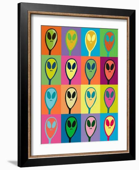 Alien Invasion-Jan Weiss-Framed Art Print