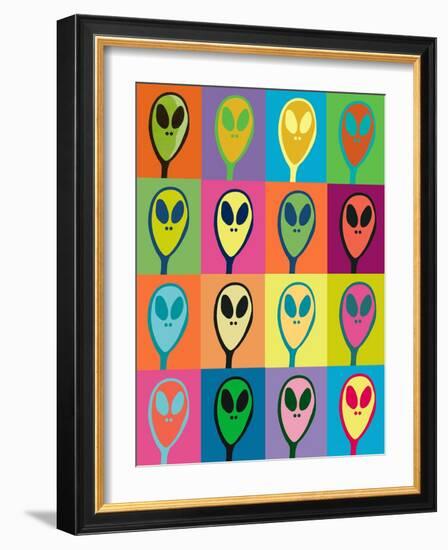 Alien Invasion-Jan Weiss-Framed Art Print