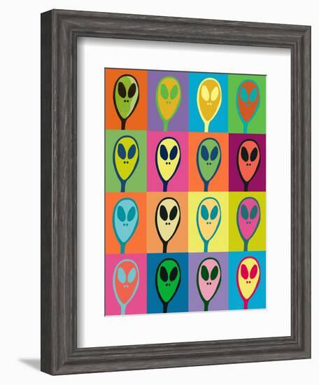 Alien Invasion-Jan Weiss-Framed Art Print