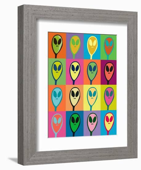 Alien Invasion-Jan Weiss-Framed Art Print