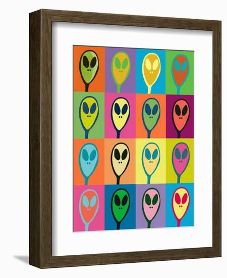 Alien Invasion-Jan Weiss-Framed Art Print