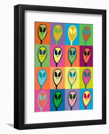 Alien Invasion-Jan Weiss-Framed Art Print