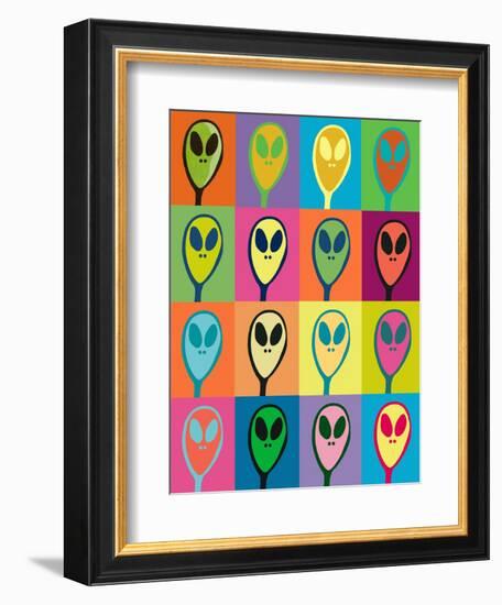 Alien Invasion-Jan Weiss-Framed Art Print