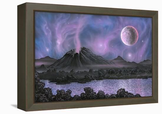 Alien Landscape, Artwork-Richard Bizley-Framed Premier Image Canvas