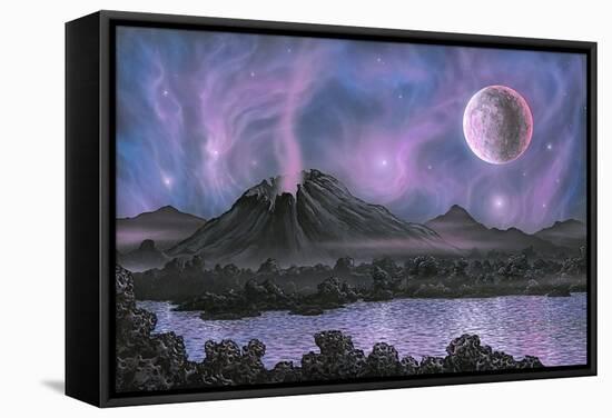 Alien Landscape, Artwork-Richard Bizley-Framed Premier Image Canvas