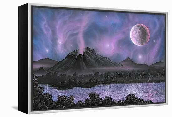 Alien Landscape, Artwork-Richard Bizley-Framed Premier Image Canvas