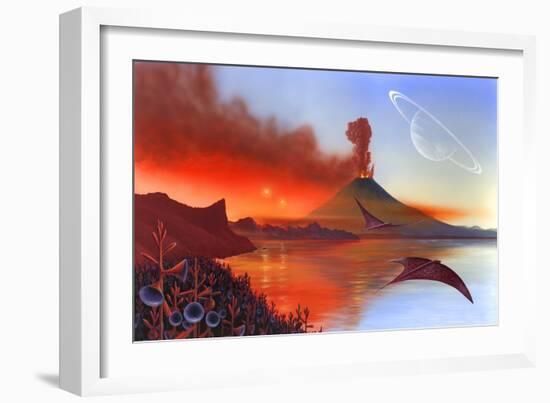 Alien Landscape, Artwork-Richard Bizley-Framed Photographic Print