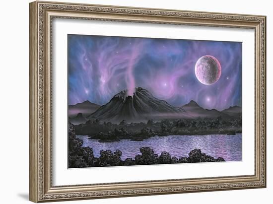 Alien Landscape, Artwork-Richard Bizley-Framed Photographic Print