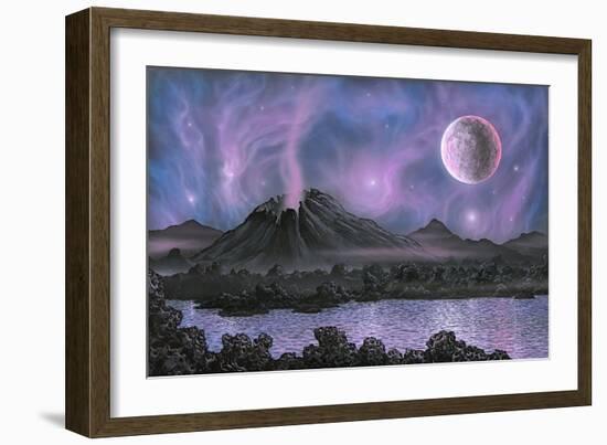 Alien Landscape, Artwork-Richard Bizley-Framed Photographic Print