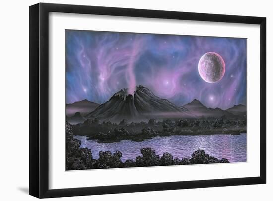 Alien Landscape, Artwork-Richard Bizley-Framed Photographic Print