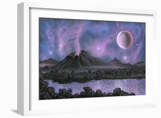 Alien Landscape, Artwork-Richard Bizley-Framed Photographic Print