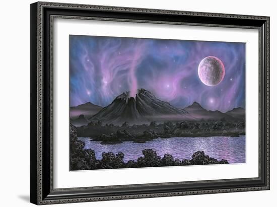 Alien Landscape, Artwork-Richard Bizley-Framed Photographic Print