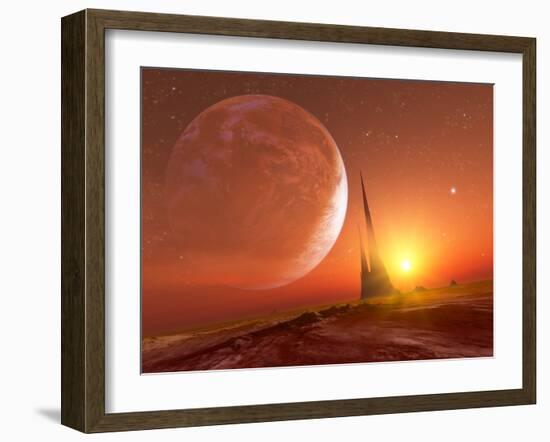 Alien Landscape, Artwork-Detlev Van Ravenswaay-Framed Photographic Print