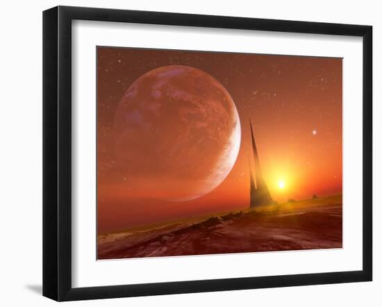 Alien Landscape, Artwork-Detlev Van Ravenswaay-Framed Photographic Print