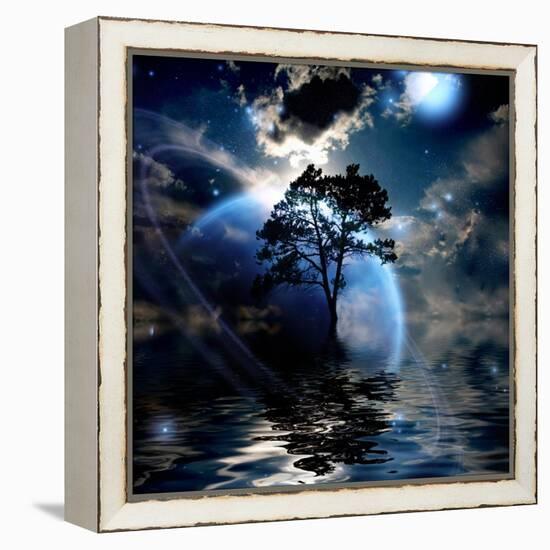 Alien Landscape-rolffimages-Framed Stretched Canvas