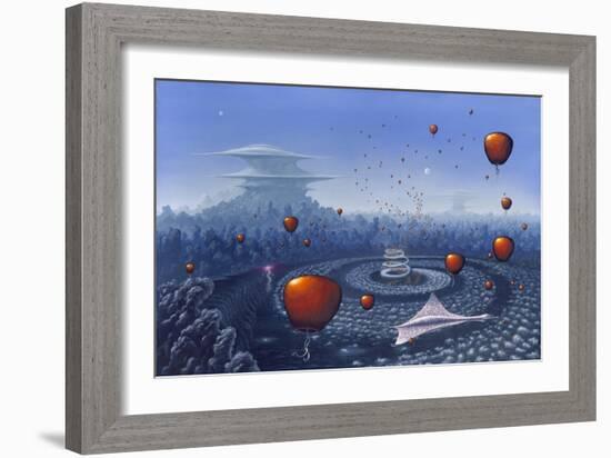 Alien Life Forms, Artwork-Richard Bizley-Framed Photographic Print