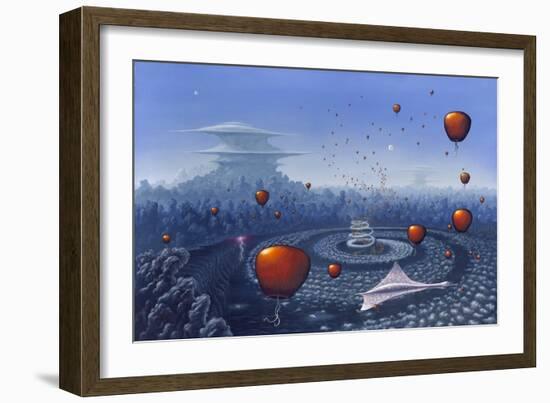 Alien Life Forms, Artwork-Richard Bizley-Framed Photographic Print