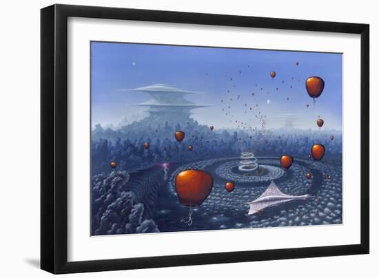 Alien Life Forms, Artwork-Richard Bizley-Framed Photographic Print